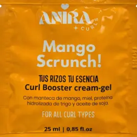 Muestra Anira Curls Mango Scrunch Booster Cream Gel 25ml